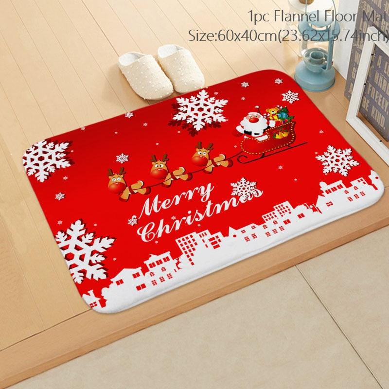 Lisslune | Cheerful Holiday Doormat for a Cheerful Welcome