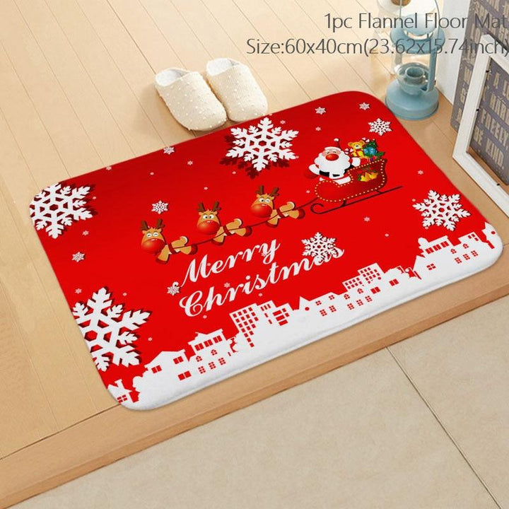 Lisslune | Cheerful Holiday Doormat for a Cheerful Welcome