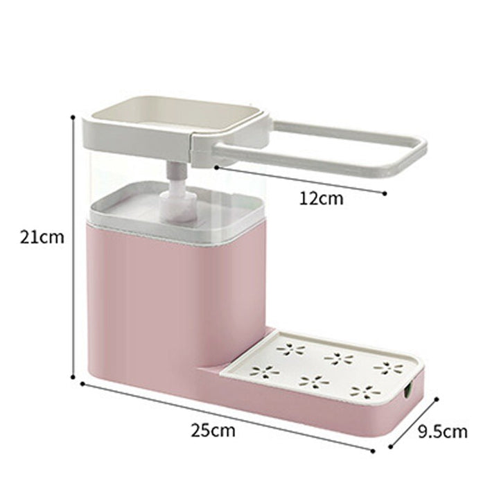 Lisslune | Kitchen Cloth Hanger Soap Dispenser