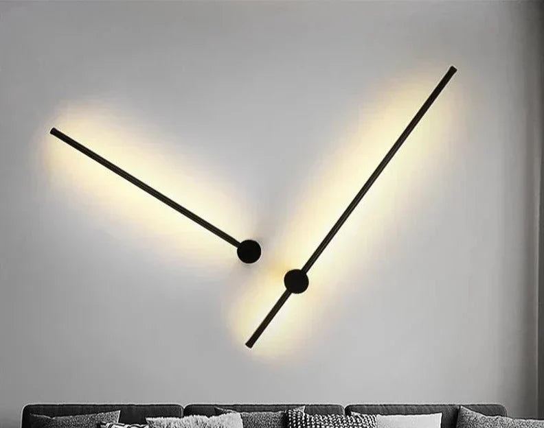 Lisslune | NordicRod – Minimalist Wall Lamp with Plug for Chic Interiors