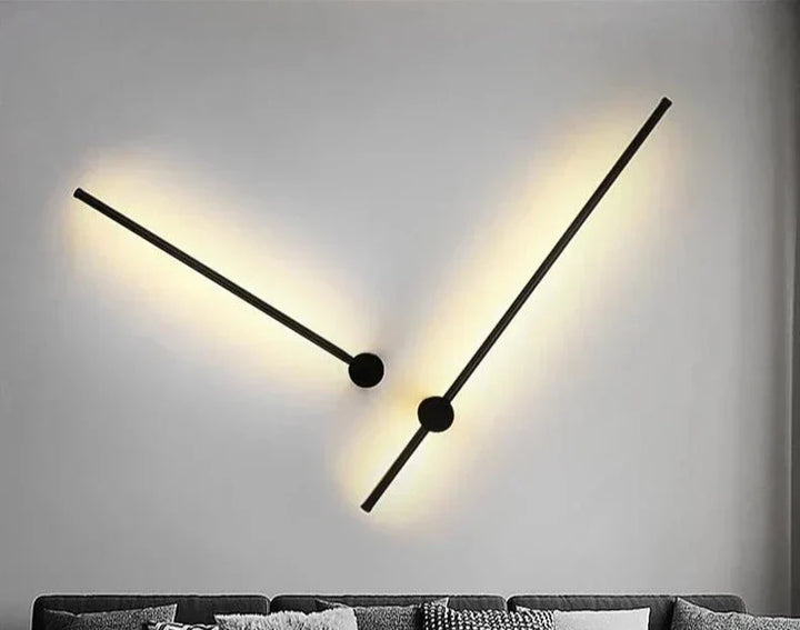 Lisslune | NordicRod – Minimalist Wall Lamp with Plug for Chic Interiors