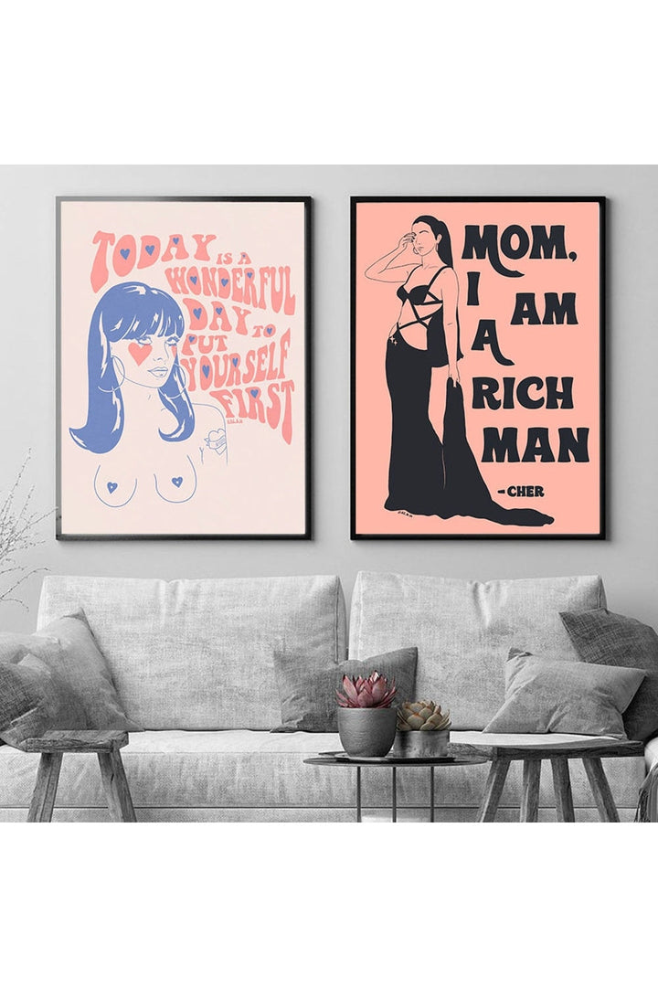 Lisslune | Feminist Canvas Poster