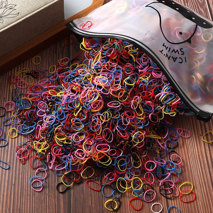 Lisslune | Mini hair bands for toddlers (1000 pieces)