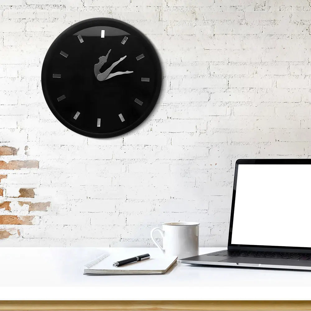 Lisslune | Dancing Ballerina Artsy Modern Wall Clock