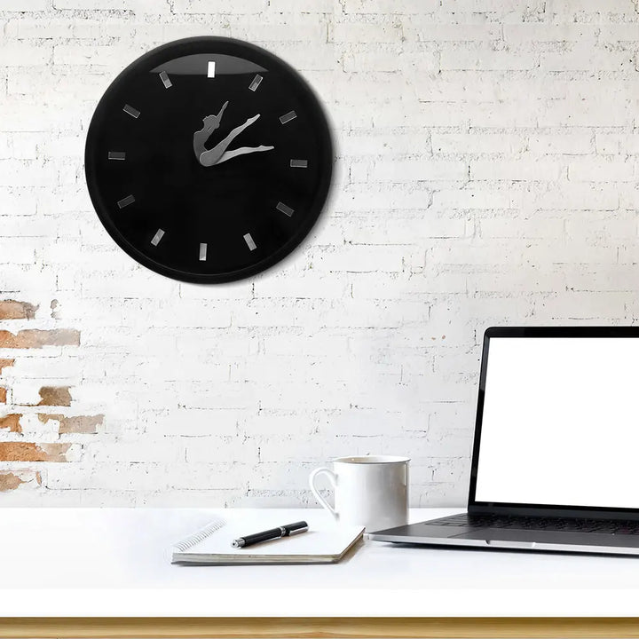 Lisslune | Dancing Ballerina Artsy Modern Wall Clock