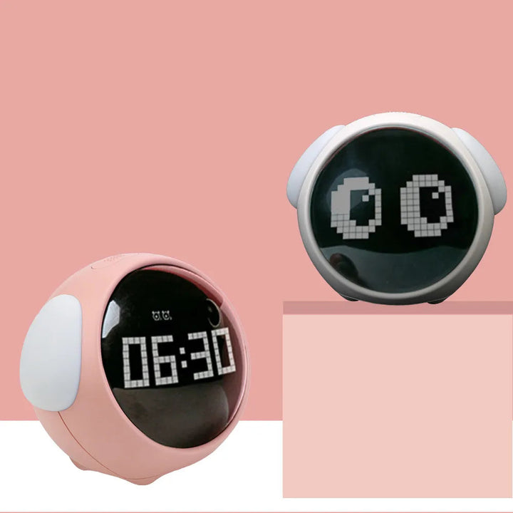 Lisslune | EmojiTime LED Alarm Clock – Funny & Expressive Digital Display