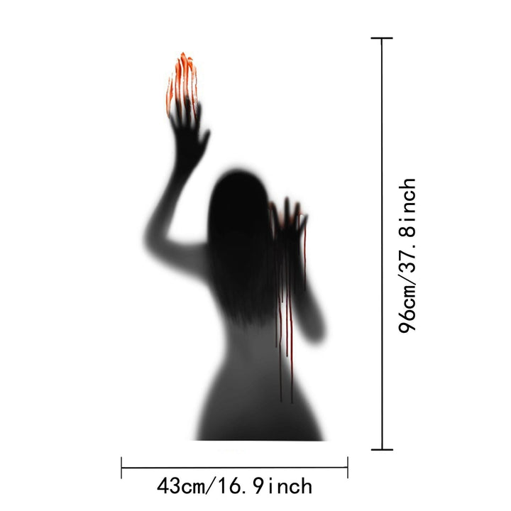 Lisslune | Scary Ghost Halloween Window Sticker