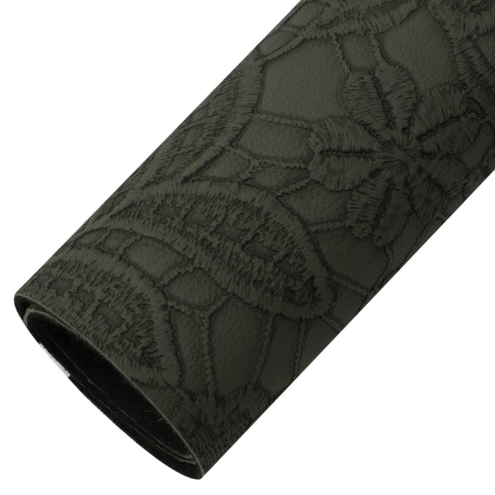 Lisslune | Chic Bloom: Premium Synthetic Leather Craft Sheets for Creative Expression