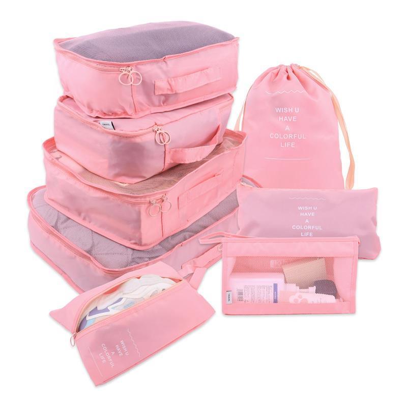 Lisslune | Travel Smart: versatile 8/6/1-piece organizer set for effortless packing