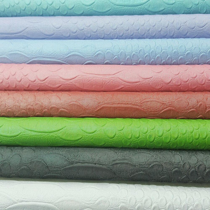 Lisslune | Exquisite Alligator Pattern Vegan Leather Crafting Sheets - Premium DIY Essentials