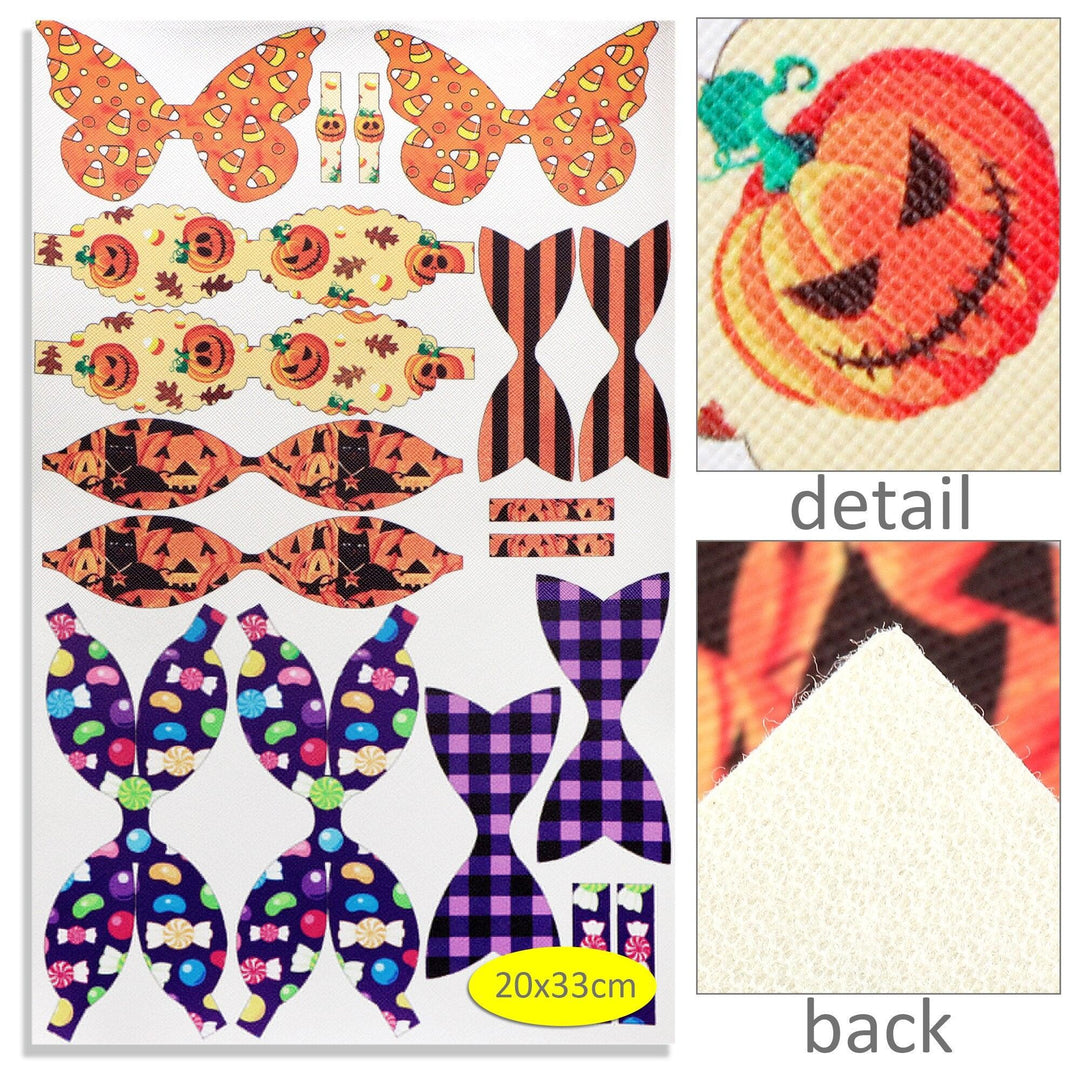 Lisslune | Spooky Season Cartoon Leather DIY Craft Kit: Creative Project Bundle