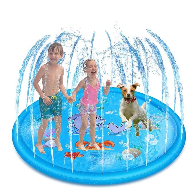Lisslune | Pool for dogs with water sprinkler on the edge