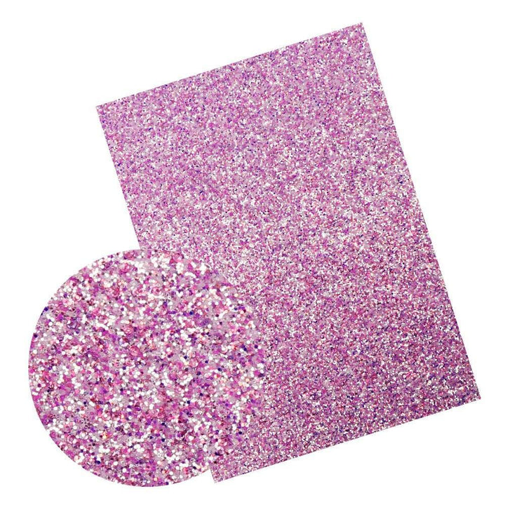 Lisslune | Iridescent Rainbow Glitter Synthetic Leather Leaves for Elegant DIY Masterpieces