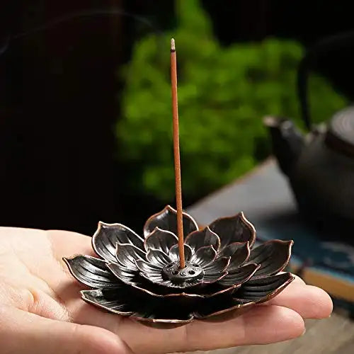 Lisslune | HarmonyGlow Lotus Incense Stick Holder