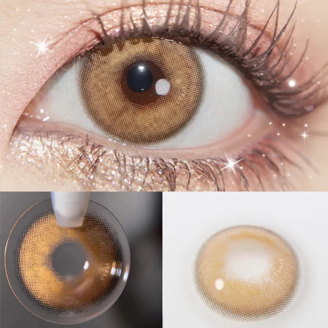 Rynx | 1 Pair Color Contact Lenses Color Lens Eyes Pupils Beauty Colored Lenses Myopia Contact Lenses Makeup Lenses with Diopters