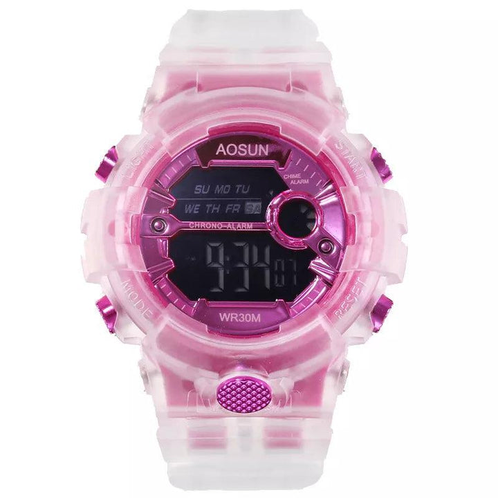 Lisslune | Vibrant Waterproof Jelly Strap Digital Watch for Kids - UTHAI CE35