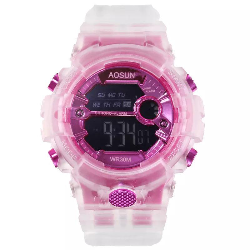 Lisslune | Lively waterproof Jelly Strap digital watch for kids - UTHAI CE35