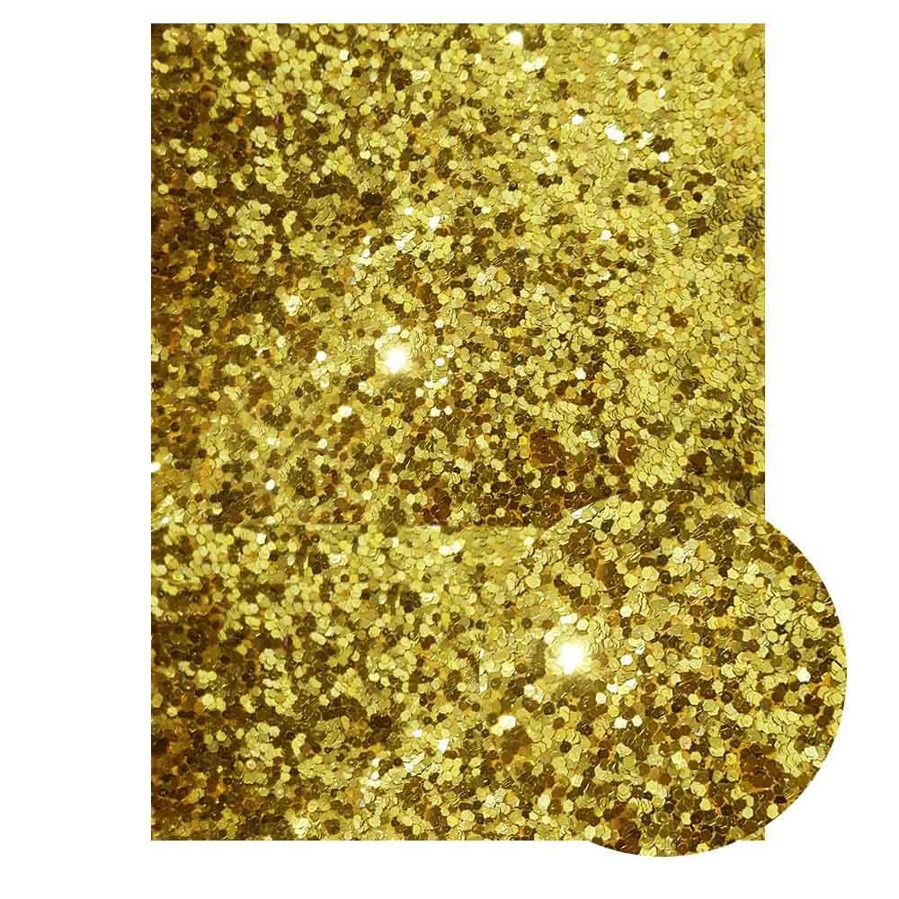 Lisslune | Luxurious Golden PU Leather Craft Sheets - Add a Touch of Luxury to Your DIY Projects!