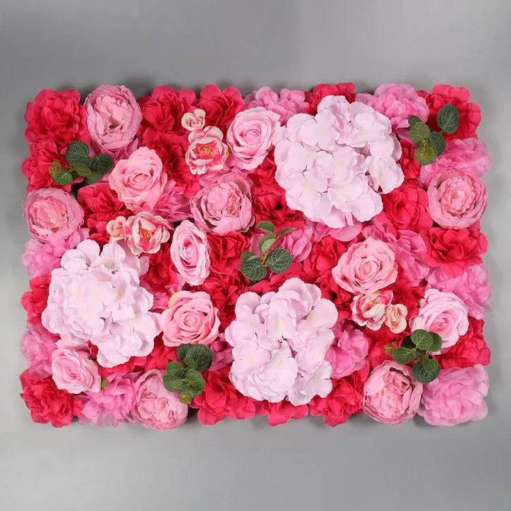 Lisslune | Elegant Flower Wall Art Handmade with Cotton, Silk and Artificial Flowers