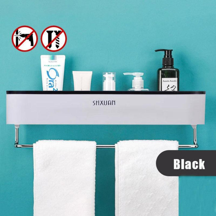Lisslune | Slim space-saving wall shelf for bathroom accessories