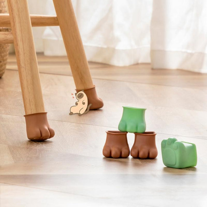 Lisslune | 4Pcs Non-Slip Cat Paw Furniture Leg Cover
