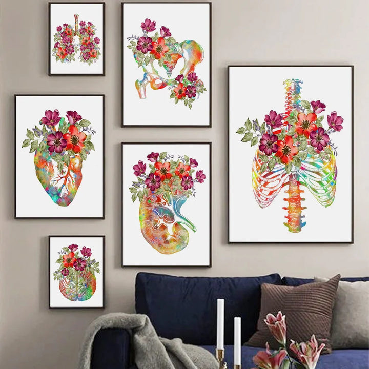 Lisslune | Flower Canvas Poster