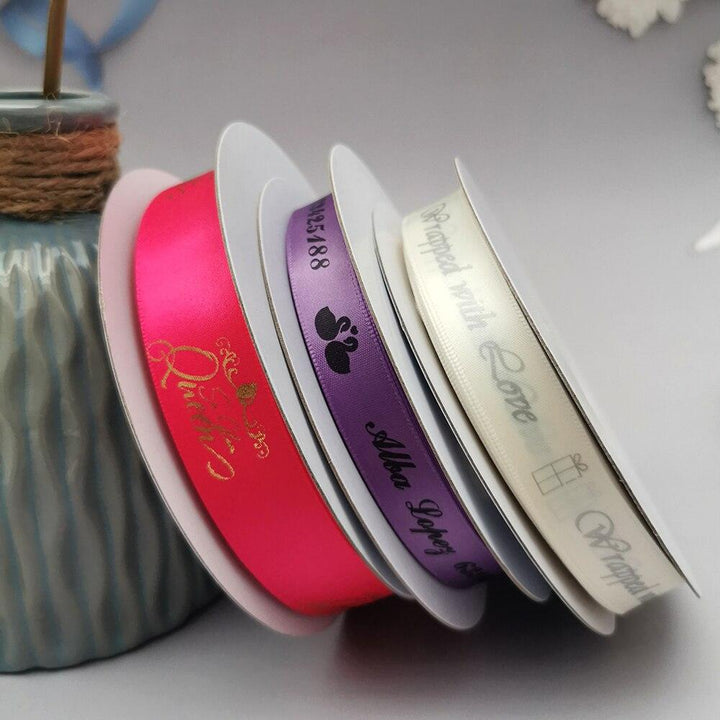 Lisslune | Adjustable Satin Ribbon Print: Custom Made Unique Designs for Every Occasion