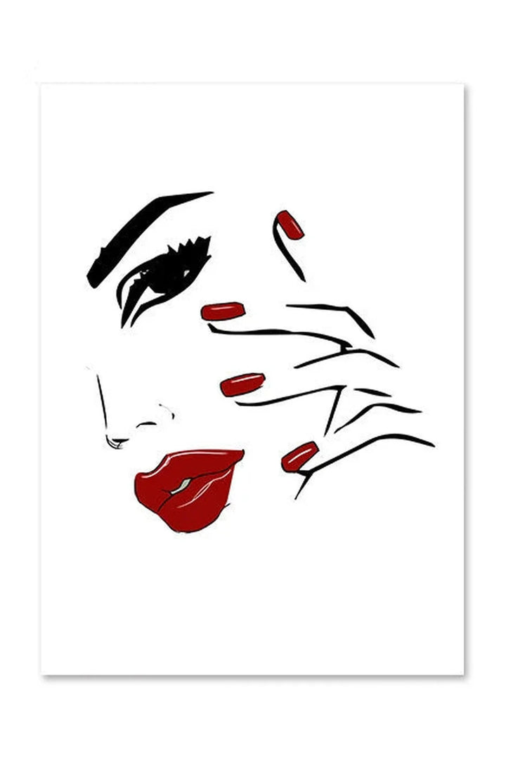 Lisslune | Lip Canvas Poster