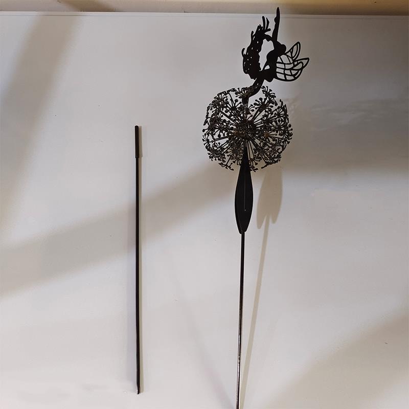 Lisslune | Fairies and Dandelions Dancing Together Sculpture for Outdoor Garden