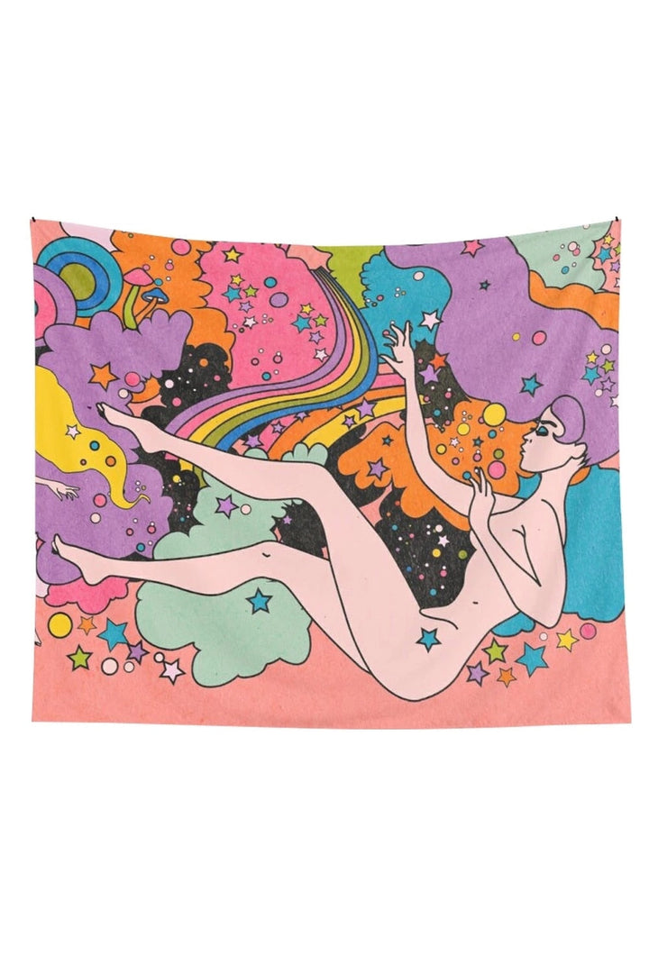 Lisslune | psychedelic art tapestry