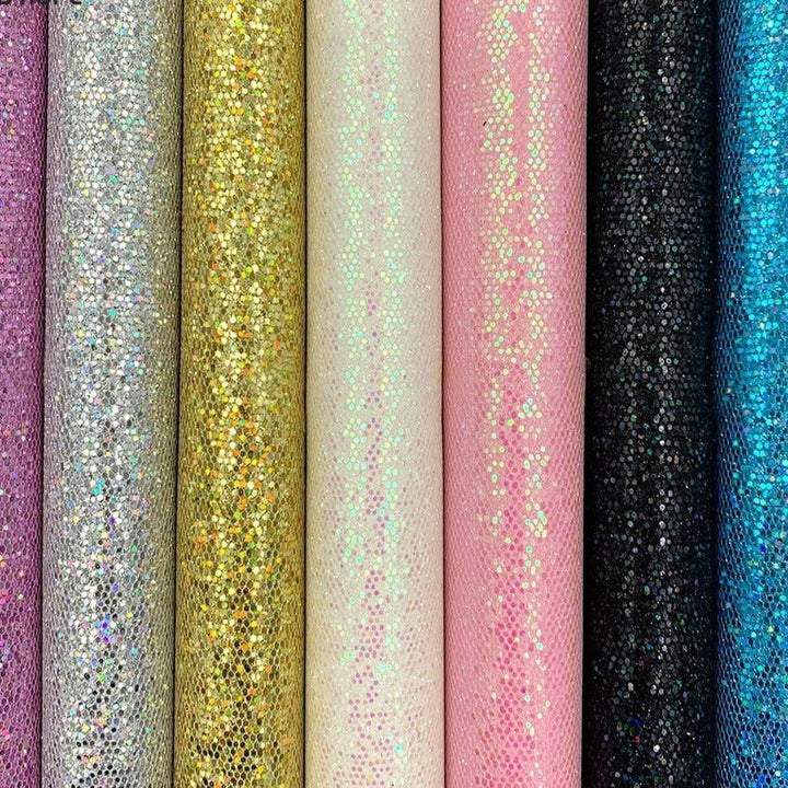 Lisslune | Sparkling Glamour Fabrics Crafting Kit: 7-Piece Glittering Art Set for Creative Expression