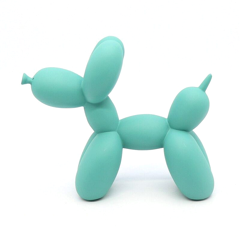 Lisslune | BalloonDog Lively Dog Sculpture | Pop-Art Decoration | Modern Home Decor | Handmade Statue