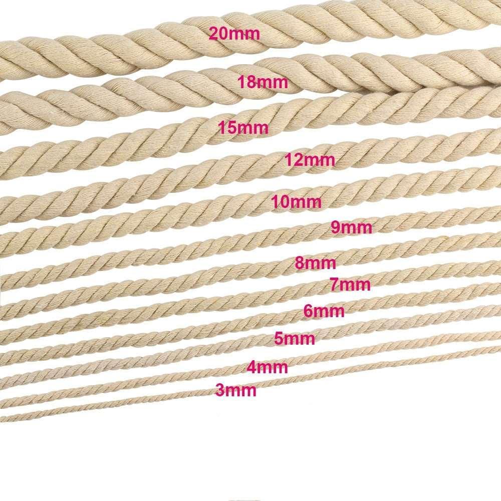 Lisslune | Natural Cotton Macrame Rope: The essential cord for creative projects