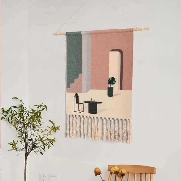 Lisslune | Macrame Hanging Cotton Rug