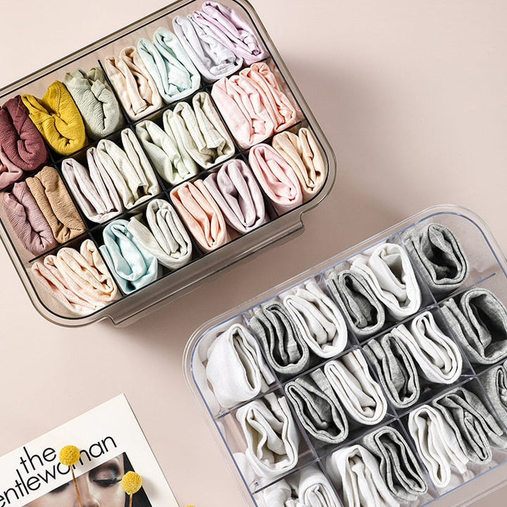 Lisslune | Sock Sorter Under Desk Hidden Drawer