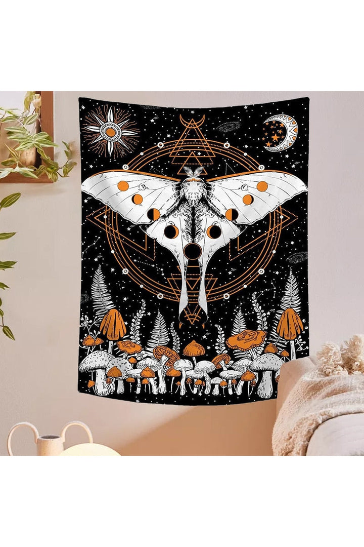 Lisslune | Moth Art Tapestry