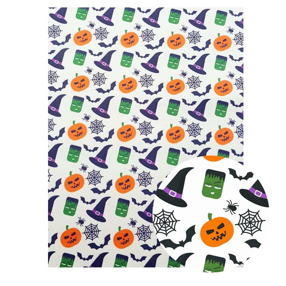 Lisslune | Halloween Themed PU Leather Craft Sheets - Essential for Spooky DIY Projects 🎃