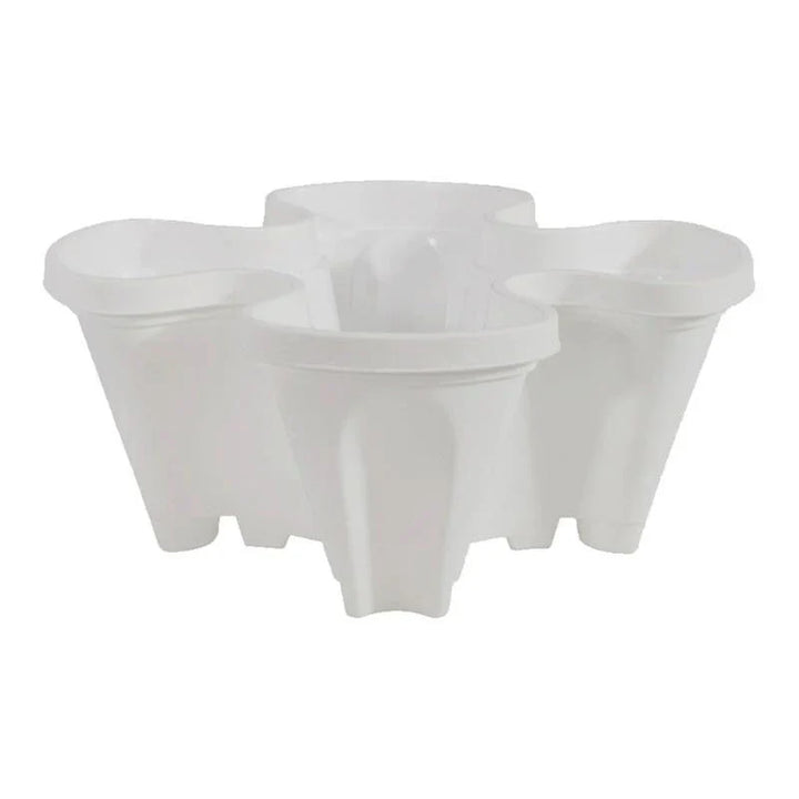 Lisslune | Space-saving stackable plant pots – Vertical planting system with wheels