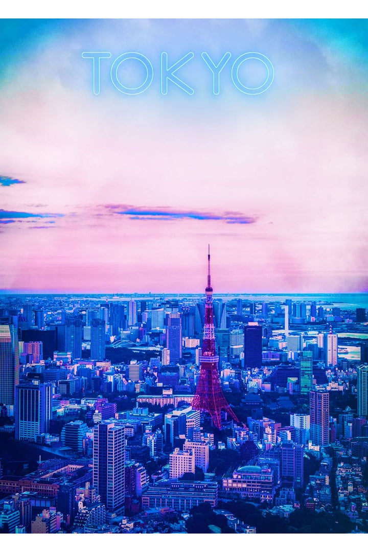 Lisslune | Neon Lights Poster