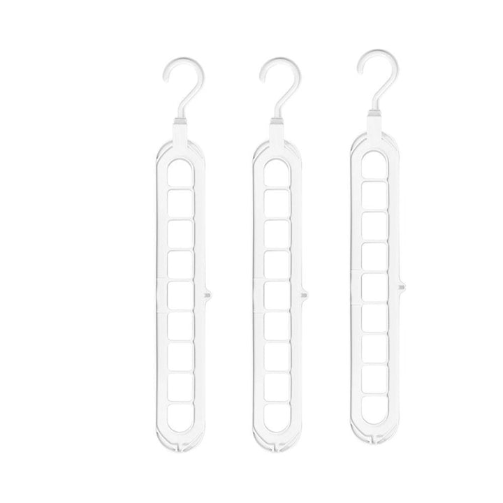 Lisslune | Chic circular 9-hole plastic closet organizer