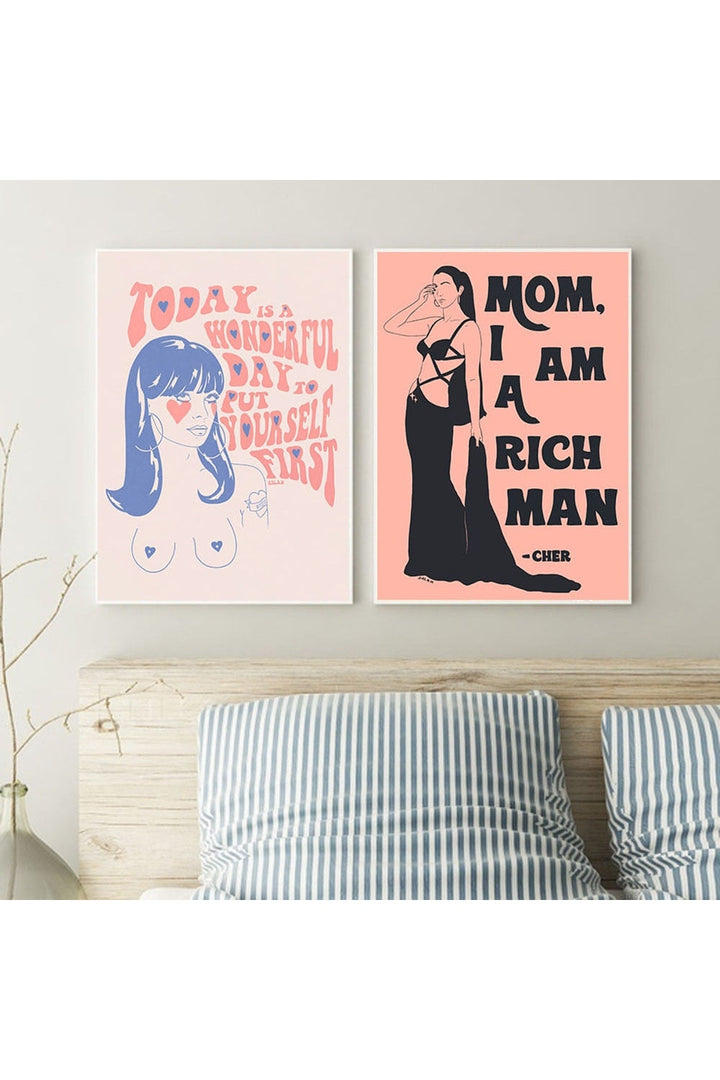 Lisslune | Feminist Canvas Poster