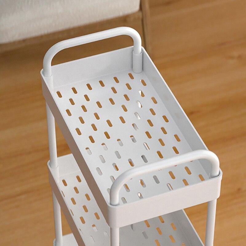 Lisslune | Elegant mobile rolling storage cart with innovative Millive wheel design - smart shelf solution
