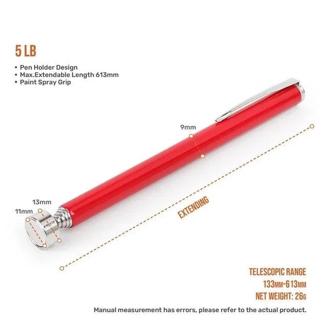 Lisslune | Heavy-Duty Telescopic Magnetic Pickup Tool - 8LB Capacity Stainless Steel Design