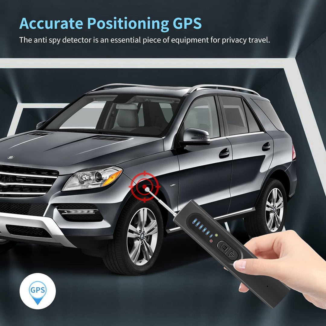Lisslune | Hidden Camera Detector with RF and GPS Tracking - Military Grade Surveillance Device for Privacy Protection