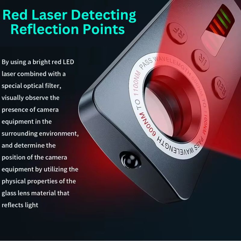 Lisslune | Smart Hidden Camera Detector with Multiple Detection Modes