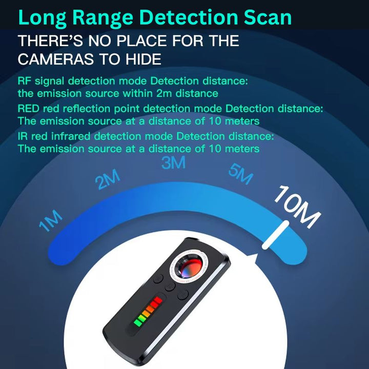 Lisslune | Smart Hidden Camera Detector with Multiple Detection Modes
