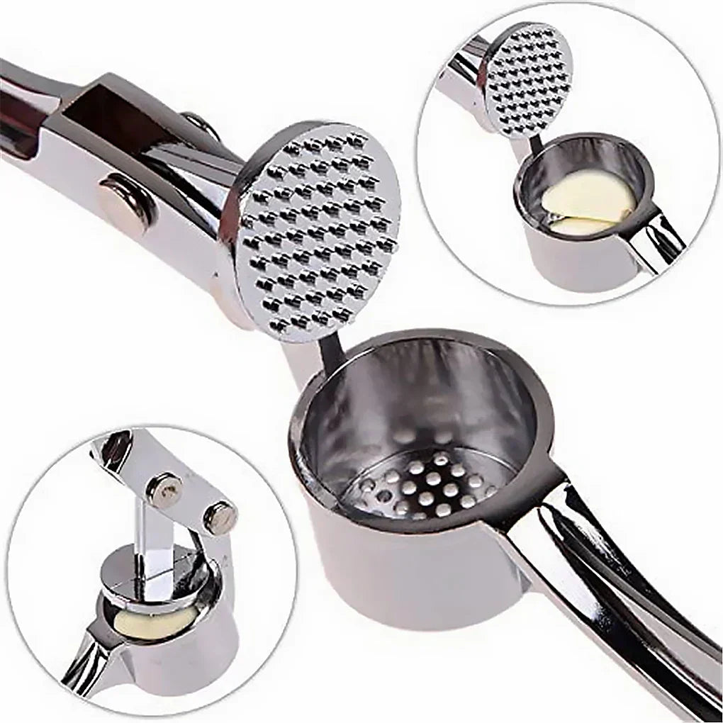Lisslune | High-Quality Stainless Steel Garlic Press – Durable, Efficient, and Easy to Use