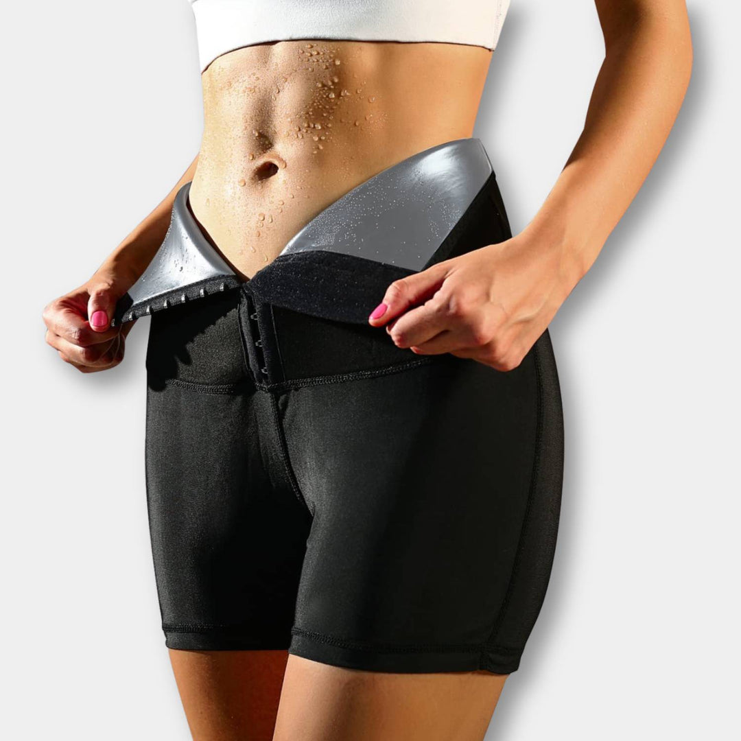 Lisslune | SweatFit Waist Shaper – High Waist Sauna Legging with Waist Trainer for Women