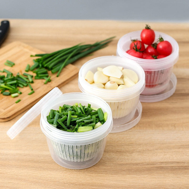 Lisslune | Vegetable Fresh-Keeping Drainer Mini Container