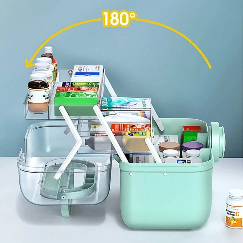 Lisslune | Home Medical Box Storage Organizer